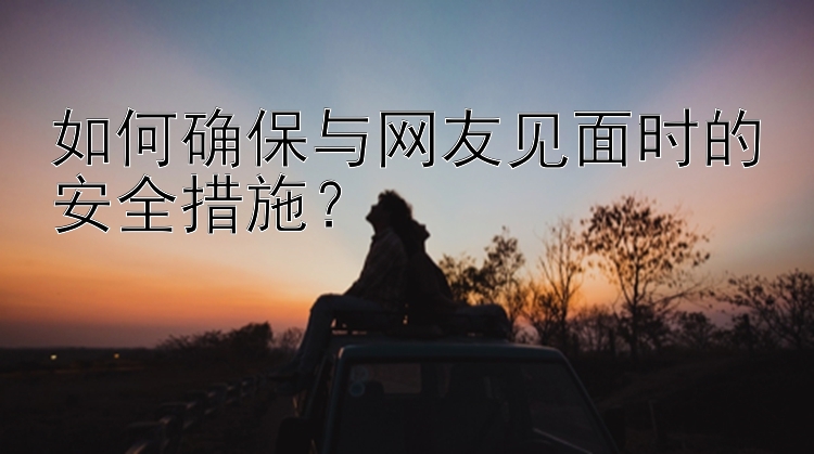 如何确保与网友见面时的安全措施？