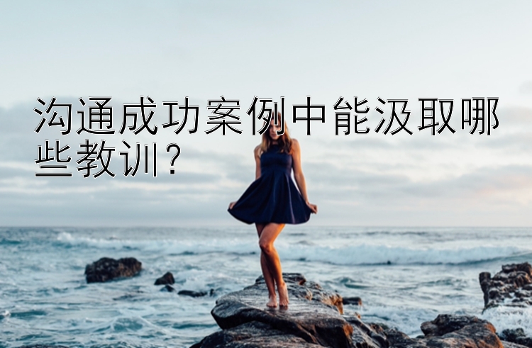 沟通成功案例中能汲取哪些教训？