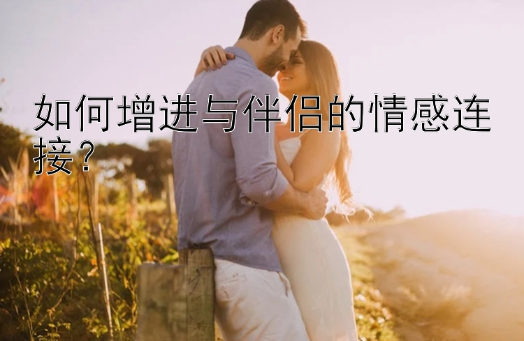 如何增进与伴侣的情感连接？